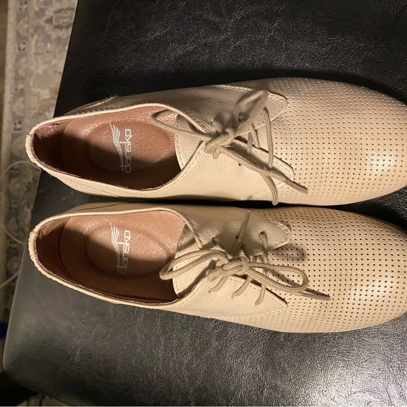 Dansko Louise Women’s Tan Leather Laces Oxford Dress Shoes Size 36/5.5US - Picture 8 of 14